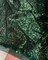 Hunter Green Glitz Iridescent Sequin Mesh fabric, 2 Way Stretch